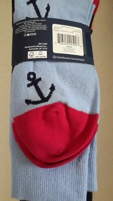 Zapatos George Hombres Talla 6-12 Moda Crew Vestido Calcetines 3 Pares Patrones Surtidos Nuevos con Etiquetas Foto 1 de 4