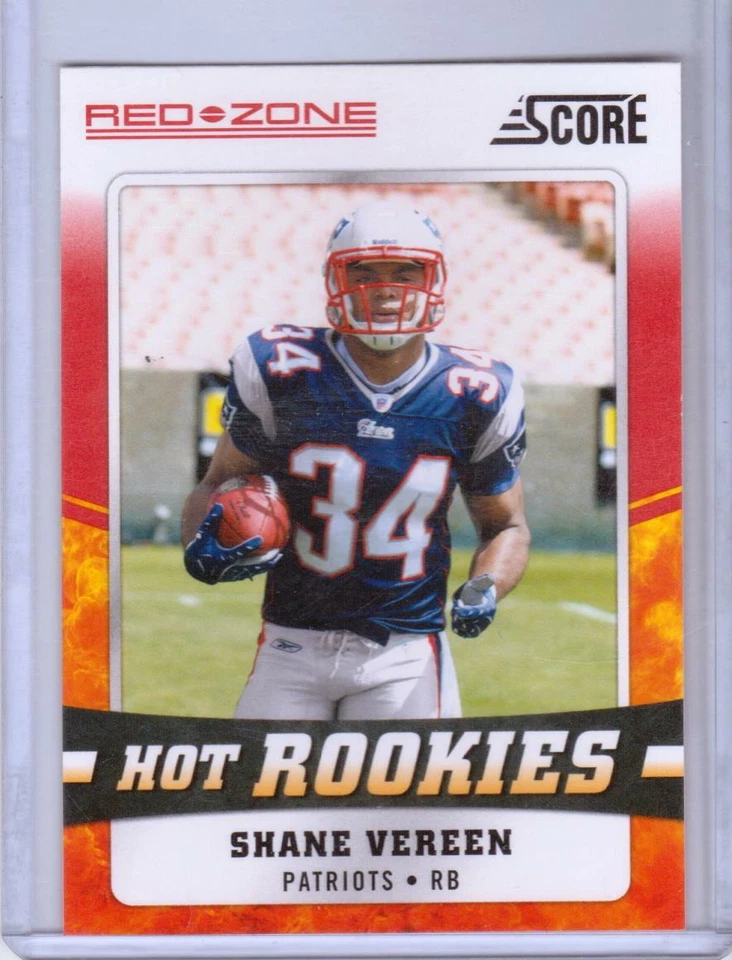 2011 Score Hot Rookies Red Zone #25 Shane Vereen - New England Patriots - Image 1 of 1