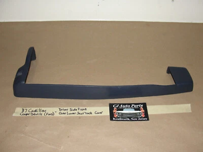87 Cadillac Coupe Deville ПОЛНЫЙ ПРИВОД ЛЕВЫЙ ПЕРЕДНИЙ ВНЕШНИЙ НИЖНИЙ ЧЕХОЛ ДЛЯ СИДЕНЬЯ 60/40 ОТДЕЛКА - Изображение 1 из 4