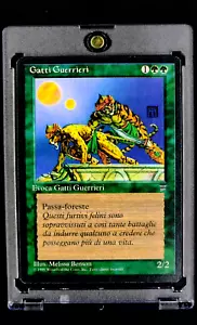1995 MTG Magic The Gathering Italian Legends Gatti Guerrieri Cat Warriors - Picture 1 of 11