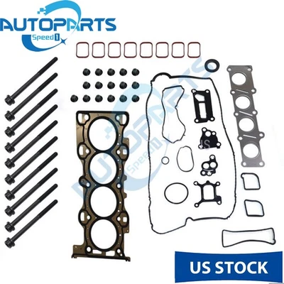 MLS Head Gasket Bolt Set For 2012-2015 Ford Lincoln 2.0L L4 DOHC Turbocharged Foto 1 de 3