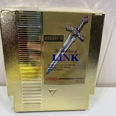 Zelda II The Adventure of Link Gold Cartridge Only NES Nintendo Very Clean - Image 1 of 4
