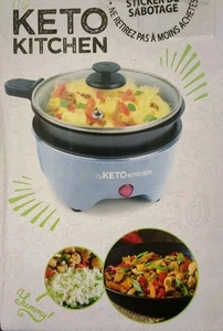 My Keto Kitchen Personal 5" Portion Control Multi-Cooker Steamer Skillet Griddle - Picture 1 of 24