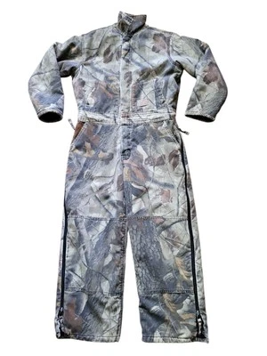 Walls Boys Camo Overalls Size 10 Insulated Zip Warmth Hunting  Outdoors - Image 1 of 4