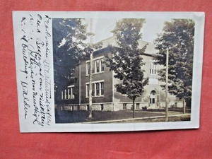 RPPC.   Scuola superiore. 1906. North Collins NY.             A4 - Foto 1 di 2