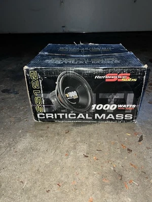 Critical Mass High Performance 12 Subwoofer Speaker SS122 - Image 1 of 4