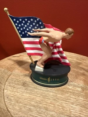 Figura de natación vintage 1996 Hallmark Atlanta Centennial Olympics EE. UU. SH3 Foto 1 de 4