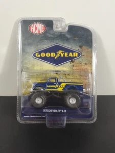 Camión monstruo ACME 1/64 BIGFOOT 1970 CHEVY K-10 NEUMÁTICOS GOODYEAR 51267 Chase - Imagen 1 de 12