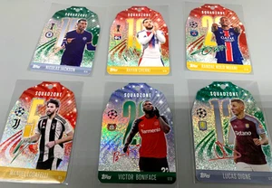 6x Topps Match Attax Squadzone CL 24/25 Cherki Muani Boniface Digne Jackson Juve - Picture 1 of 3