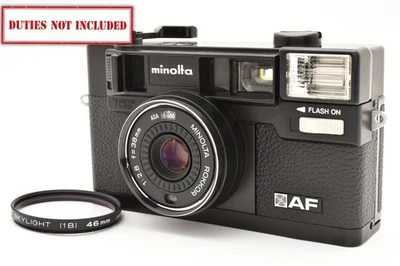 [Fast neuwertig-] Minolta Hi-Matic AF ROKKOR analoge Kompaktkamera 38 mm f/2,8 JAPAN - Bild 1 von 4