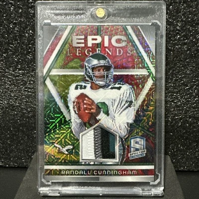 2024 Spectra Epic Legends Randall Cunningham #ELM-RCM PARCHE 4 colores/25 SP Foto 1 de 4