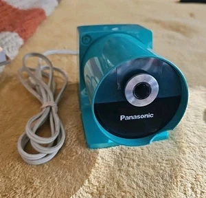 Panasonic Pana Point Electric Pencil Sharpener KP-22A Teal Works Vintage MCM - Picture 1 of 9