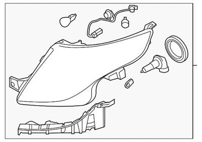 Conjunto compuesto original Ford BB5Z-13008-J Foto 1 de 3