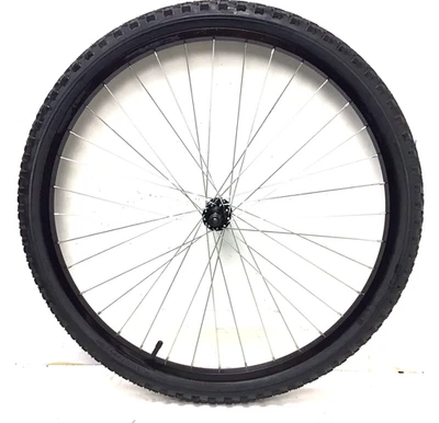 26" Bicycle Front Black Wheel Alloy with 1.95" Tire Mountain Bike #E37 - Image 1 of 3