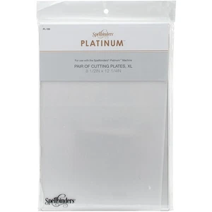 Spellbinders PL105  Platinum Cutting Plates 2/Pkg-X-Large 12.25"X8.5" - Picture 1 of 1