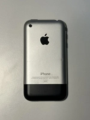 iOS 1.0.2 Apple iPhone 1ª Generación - 8 GB - Negro A1203 (GSM) 2G MA712LL/A Foto 1 de 4