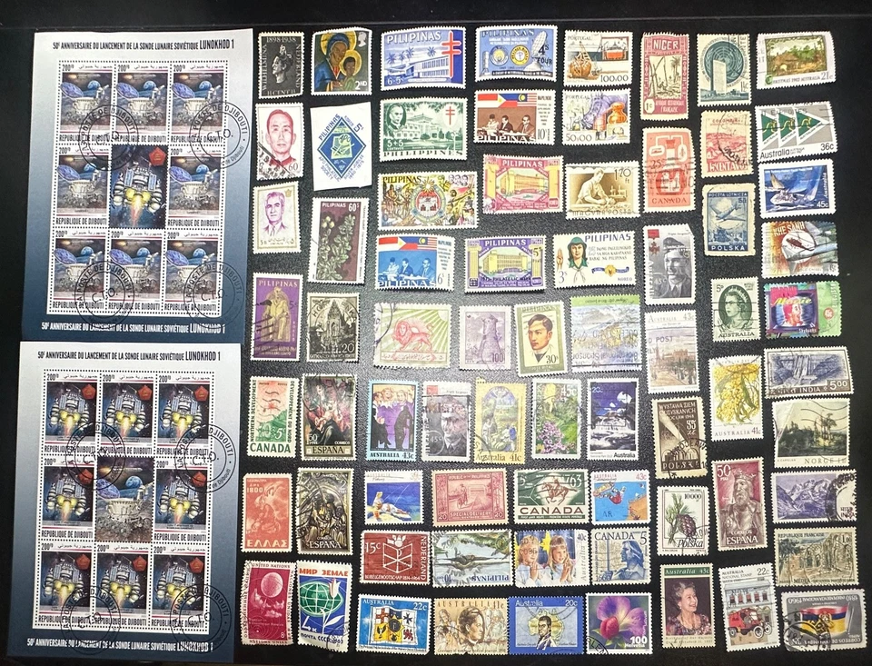 B583,100多张不同质量的全球邮票 — 第 1/1 张图片