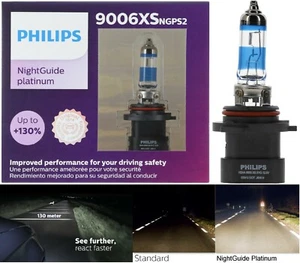 Philips Nacht Führung Platinum 9006XS 55W Zwei Lampen Kopf Licht Ersatz Orig. - Bild 1 von 12