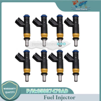 Juego (8) inyectores de combustible para Chrysler 300 Aspen 2005-2019 5,7 L 05037479AD 05037479AA Foto 1 de 4