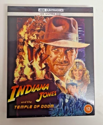 4K UHD BLU-RAY  THE TEMPLE OF DOOM    INDIANA JONES NEW SEALED UK STOCK - Image 1 of 2