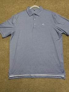 Peter Millar Summer Comfort Blue/White All Over Print Polo Men’s XL - Picture 1 of 13