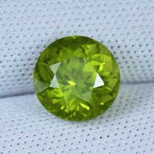 3,03 ct TOP QUALITÄT LUSTUR SCHÖN 8 mm RUND / PAPAGEIENGRÜNE EDELSTEINE NATÜRLICHER PERIDOT!! - Bild 1 von 5