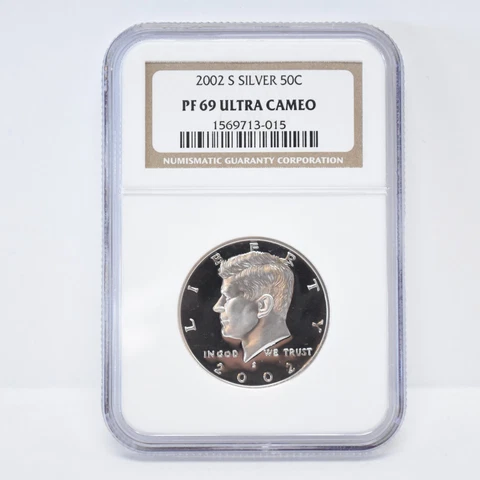 2002-S Kennedy Silver Half Dollar NGC PF69 Ultra Cameo (slx4575) Cover