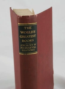 The Worlds Greatest Books Volume XI Ancient History Medieval History 1913 - Imagen 1 de 1
