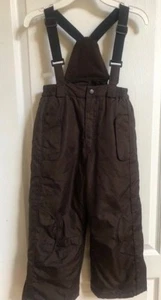 Rothschild Girls Convertible Bib Snow Ski Pants Brown size (M) 5/6 NW0T - Picture 1 of 4