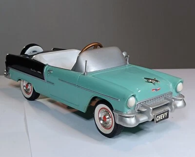 Gearbox - Chevy Bel Air 1:18 Pedal Car Model -  aqua blue Black white - Image 1 of 4