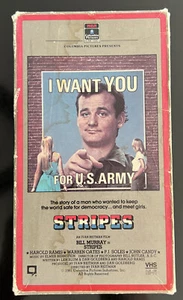 Stripes. VHS. 80’s Comedy. RCA Columbia Side Loader.  Bill Murray. - Picture 1 of 4