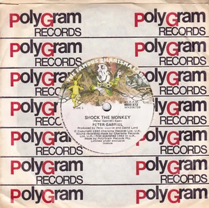 PETER GABRIEL Shock The Monkey / Soft Dog 45 SirH70 - Picture 1 of 2