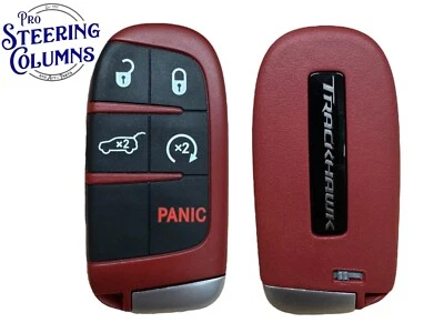 18-21 GRAND CHEROKEE OEM NEW FOB PROXIMITY SMART RED KEY TRACKHAWK 68340304AA - Image 1 of 4
