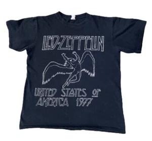 Anvil Led Zeppelin 1977 United States Tour Reprint Concert T Shirt Size Medium - Picture 1 of 4