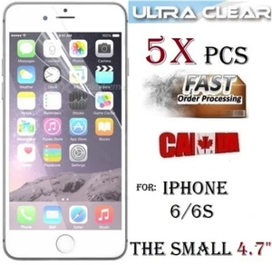 5X HD clear screen protector FOR iphone 6 6S 4.7" pet guard Transparent pet - Photo 1 sur 3