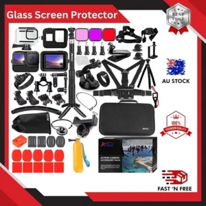 Accessories Kit For Gopro Hero 12 11 10 9 Black Waterproof Housing Silicone CasE - Picture 1 of 7