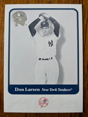 DON LARSEN, 2001 FLEER GREATS OF THE GAME #5, YANKEES - Image 1 of 2