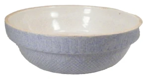 Roseville Venetian Stoneware Bowl Baking Pan Blue 11 in Early 1900s Antique - Picture 1 of 8