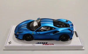 BBR Ferrari 488 PISTA - Blu Imperatore Opaco / 1/18 - NO CMC / MR / D&G - Foto 1 di 3