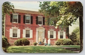 Postcard The David Wilson Mansion Odesso Delaware DE Museum Library - Picture 1 of 2