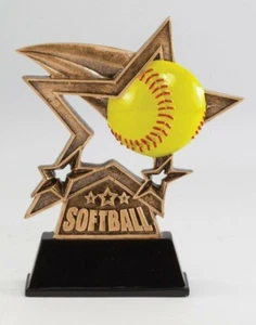 6.25" Softball Trophy Personalized Free - Picture 1 of 2