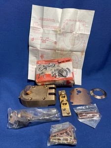 Guard Security Solid Bronze Jimmy Proof DEADLOCK Model 1666F' Brand New In Pkg - Picture 1 of 5