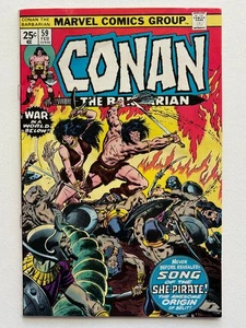 Conan the Barbarian #59 (1976) FN+ range 1 centerfold staple detached - Picture 1 of 6