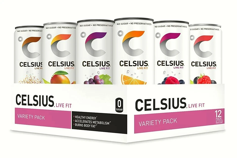 Celsius 146266 Sparkling Cola Energy Drink - 12 Oz.