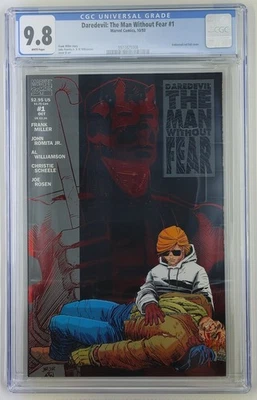 Daredevil The Man Without Fear 1 Cgc 9.8 Frank Miller White Pages 1993 Marvel - Image 1 of 2