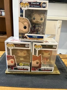 Funko Pop Marvel Paquete Thor 1040, Wanda 715, Bruja Escarlata 823 - Imagen 1 de 6