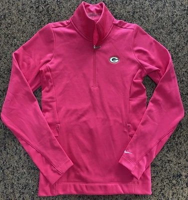 Топ женский Nike Golf Green Bay Packers на четверть молнии Tour Performance XS отличное состояние! - Изображение 1 из 4