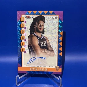Devin Carter Rookies Finest Auto RC /99 2024 Topps Finest - Picture 1 of 2