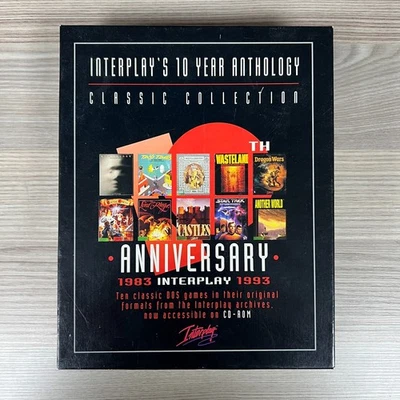 UNTESTED INTERPLAY'S 10 YEAR ANTHOLOGY CD-ROM PC VIDEO GAME WINDOWS CLASSIC - Image 1 of 4