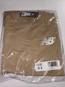 New Balance Men's Embossed Logo T-Shirt Color: Tan Size: M NEW! - Picture 1 of 4